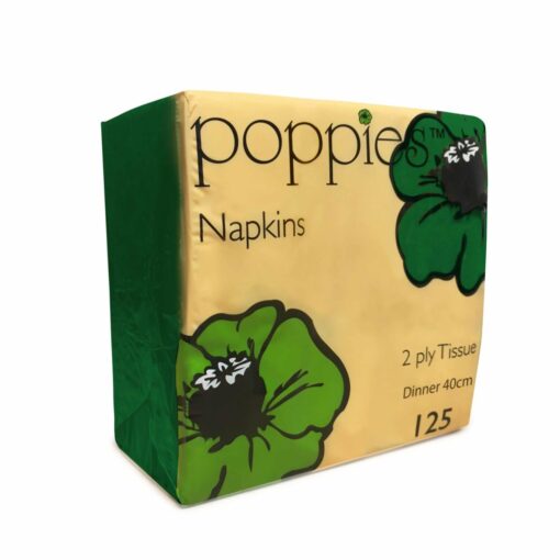 141-Poppies-Napkin-Forest-Green-4-Fold-2ply-40cm-2000-510&#215;510-3889