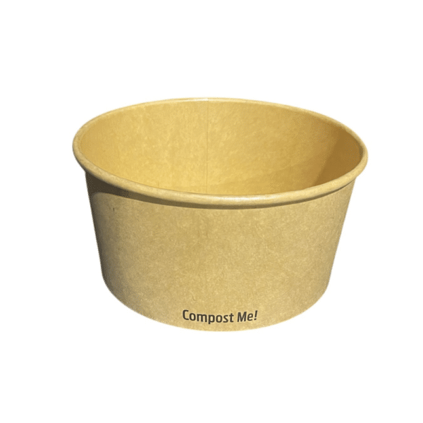 Aqueous Kraft Round Bowls 1000ml