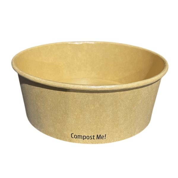Aqueous Kraft Round Bowls 1300ml