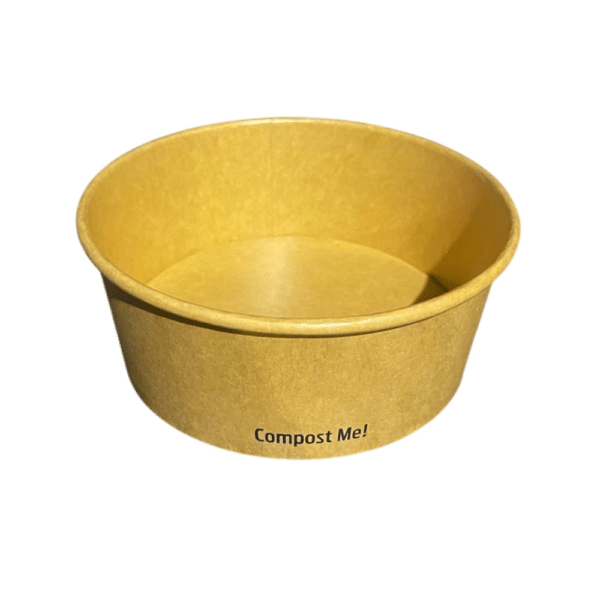 Aqueous Kraft Round Bowls 750ml