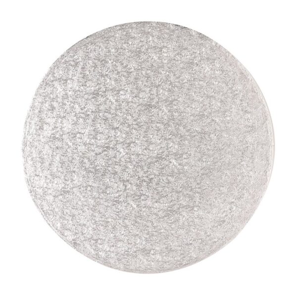 10" Hardboard Round Turn Edge Cards Silver Fern (3mm thick)