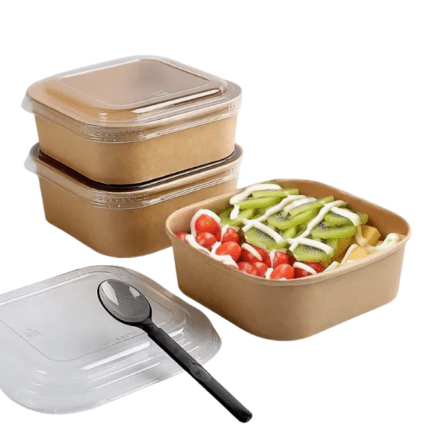 Square Kraft Bowl 750ml