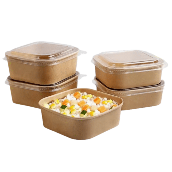 Square Kraft Bowl 1000ml