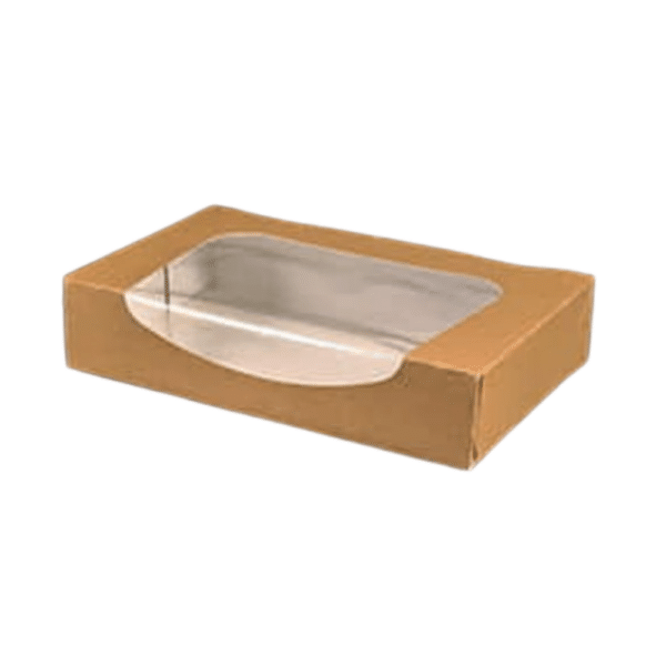 Kraft Window Cake Box 200x120x40mm