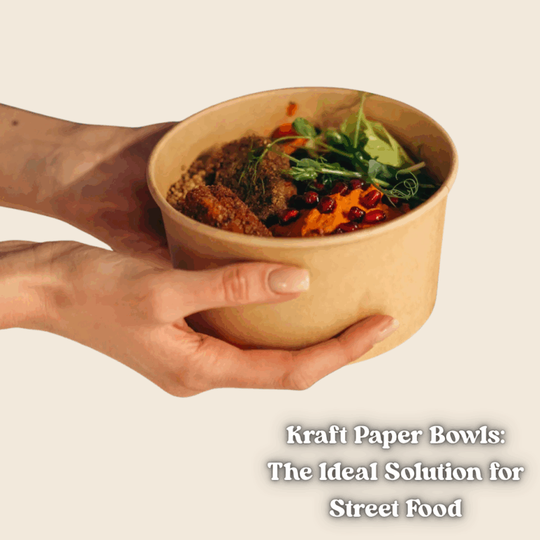 Kraft paper bowls