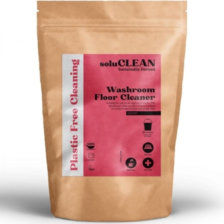 Washroom floor cleaner (White background)