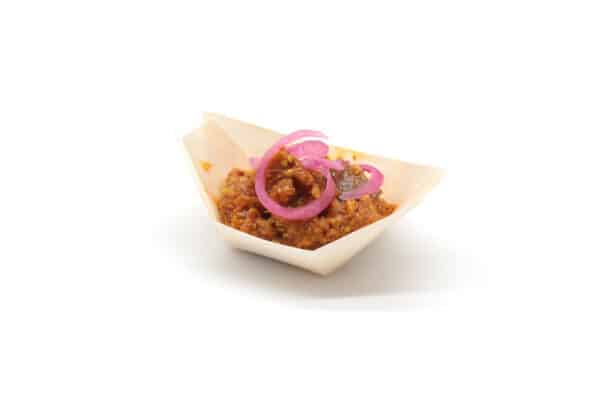 Small Wooden Food Boat (80mm)