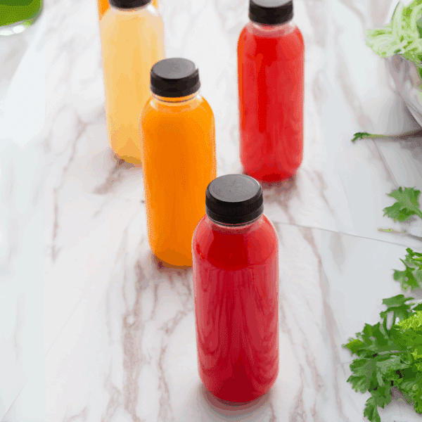 Round Plastic Juice Bottles 500ml