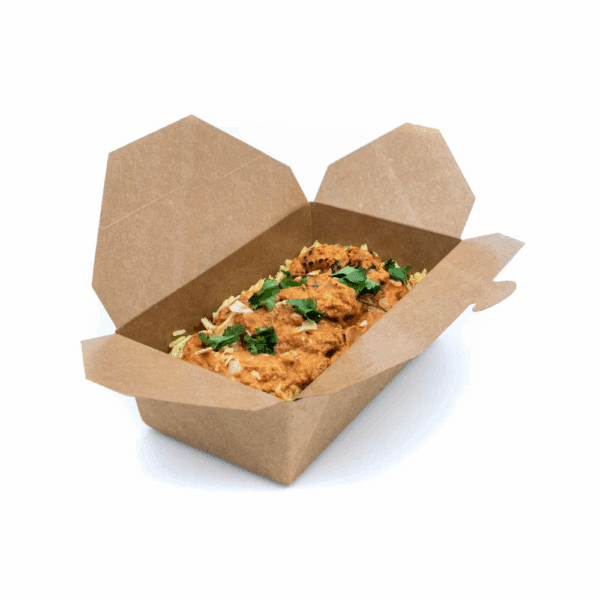 Rectangular Leak Proof Kraft Deli Box