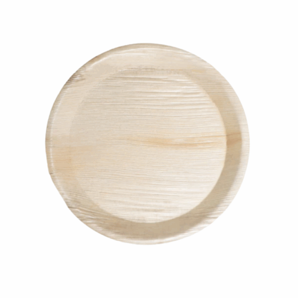 Palm Leaf Round Plate 23cm