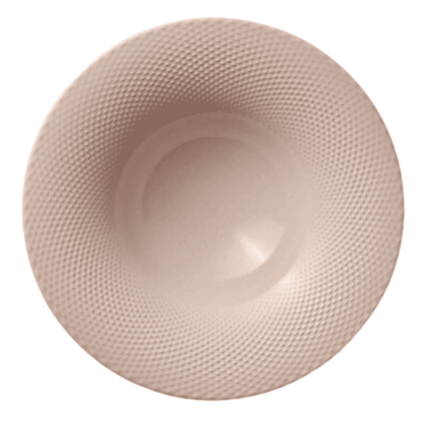 Plate Deep Round Coupe Embossed 27cm