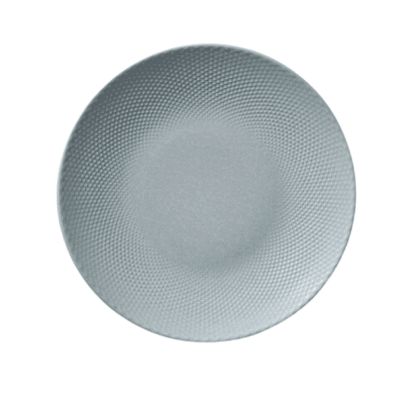 Plate Flat Round Coupe Embossed 24cm