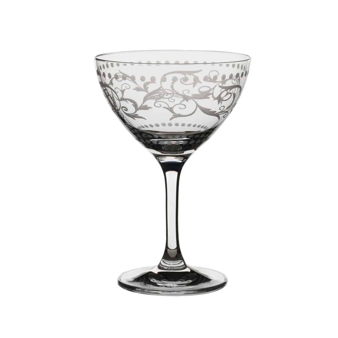Vintage Dots Martini/Champagne 8.5oz (24.5cl)