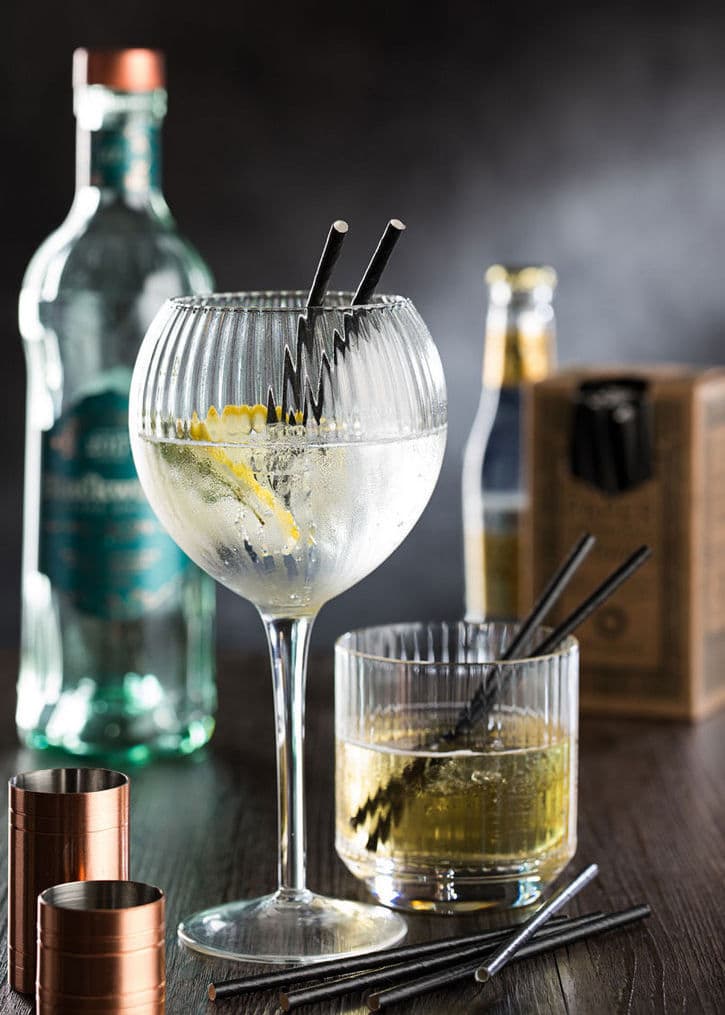 Hayworth Stemless Gin 22oz (65cl) - Gold Rim - Image 4